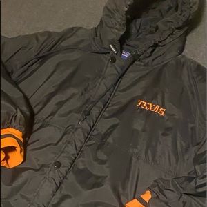 Men’s XL, Champs, Texas Longhorns, hooded, Black, Jacket.